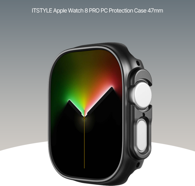 애플워치 울트라 8 프로 호환 PC 보호 케이스 액정 커버 49mm, 스타라이트