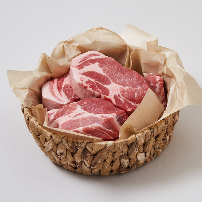 유황한돈 냉장 목살 보쌈 수육용, 2개, 500g