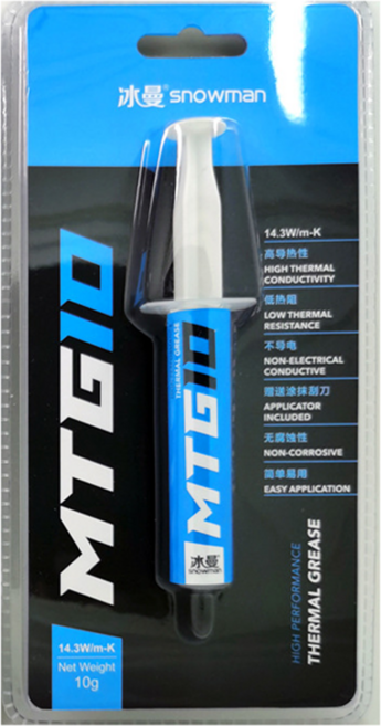 14.3W/m-K 導熱係數散熱膏 10g, 冰曼