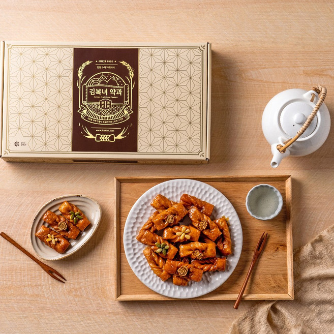 김복녀약과 수제 장인 약과 디저트 선물 세트, 1세트, 1kg