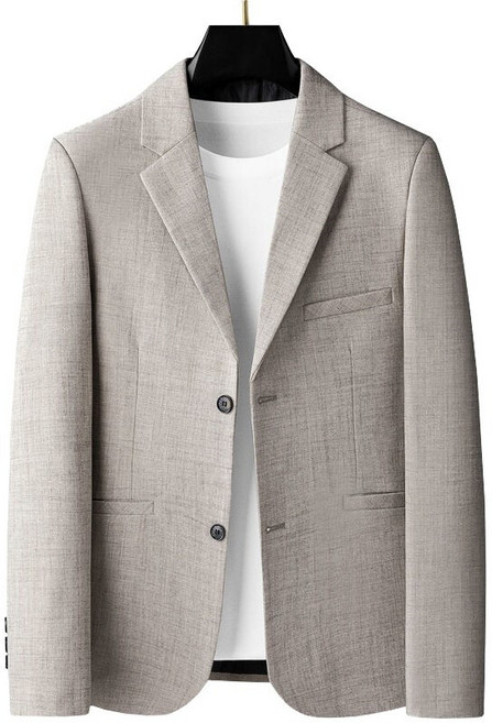 AOKADA 남성 봄 가을 루즈핏 심플 캐쥬얼 블레이져 남자 오피스룩 하객룩 세미 정장 자켓