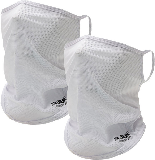 할로숨 올메쉬 넥마스크 망사 메쉬 멀티스카프 멀티프 넥게이터, 화이트