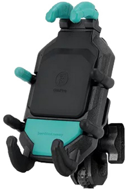 五匹 MWUPP 專業摩托車架 OsoPro系列 機車手機支架 多色可選, 雲浮藍, 甲殼減震