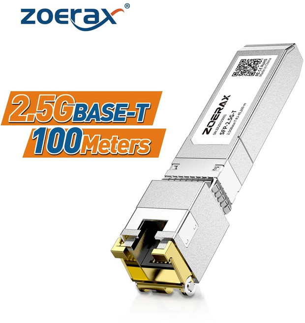 25G 5G 10G 구리 협상 케이블 이더넷 자동 GBASE 모듈 어댑터 SFP 1PCS RJ45 CAT6A, SFP 10G