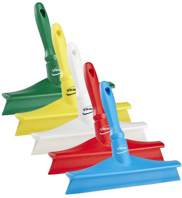 바이칸 욕실 스퀴지 화장실 바닥 유리 거울 창문 물기제거 청소 실리콘 싱글 작업대 스퀴즈, 스펀지스퀴지, 흰색