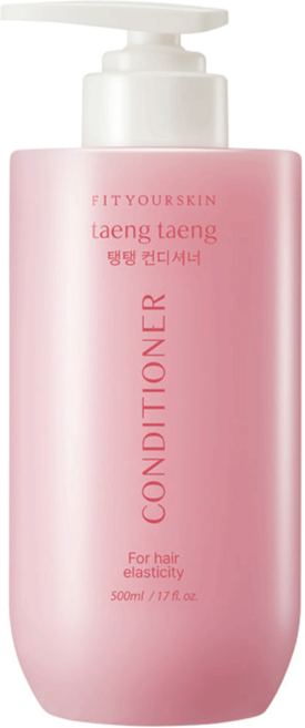 [핏유어스킨] 핏유어스킨 탱탱 컨디셔너 500ml 호텔어메니티 향기좋은 퍼퓸 약산성 단백질 지성 건성 손상 볼륨 케어 영양 보습, 1개