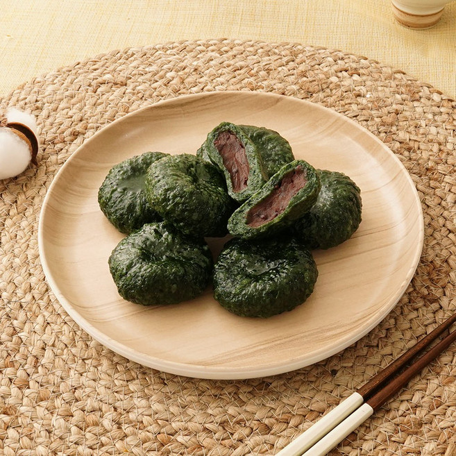[명인 떡] 이호성 명인 쑥앙금찹쌀떡 60g x 18개, (무료배송)단일상품