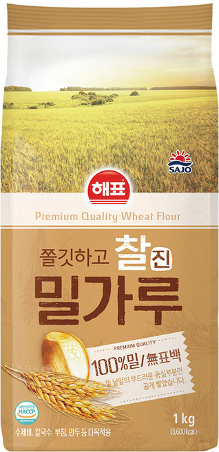 해표 찰진 밀가루 1kg, 1개