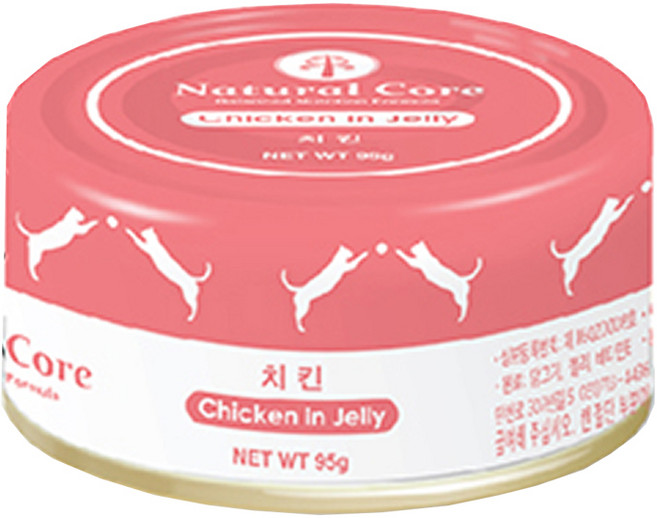 네츄럴코어 캣 캔 치킨 95g 고양이 간식, 1개