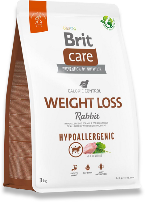 브릿 케어독 그레인프리 하이포알러제닉 저알러지 다이어트 사료 비숑 푸들 퍼그 페키니즈 포메라이언 치와와 요크셔 눈물사료, 1개, 3kg, 토끼