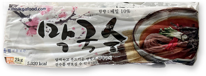 막국수 (미식가 2K) 메밀향 비빔용 메밀, 8개, 2kg