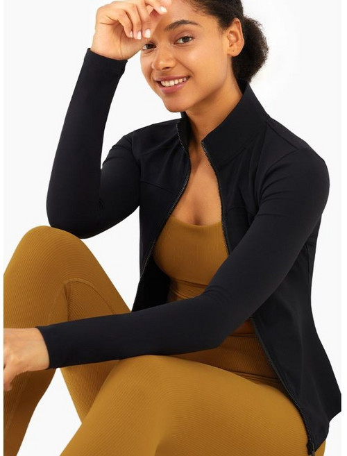 LUX 요가복 필라테스 피트니스 트레이닝 슬림집업 여성자켓 (6color)