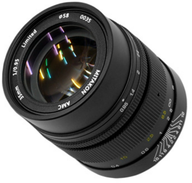 호루스벤누 MITAKON 35mm F0.95 렌즈 블랙 (후지X-Pro1/X마운트), 단품