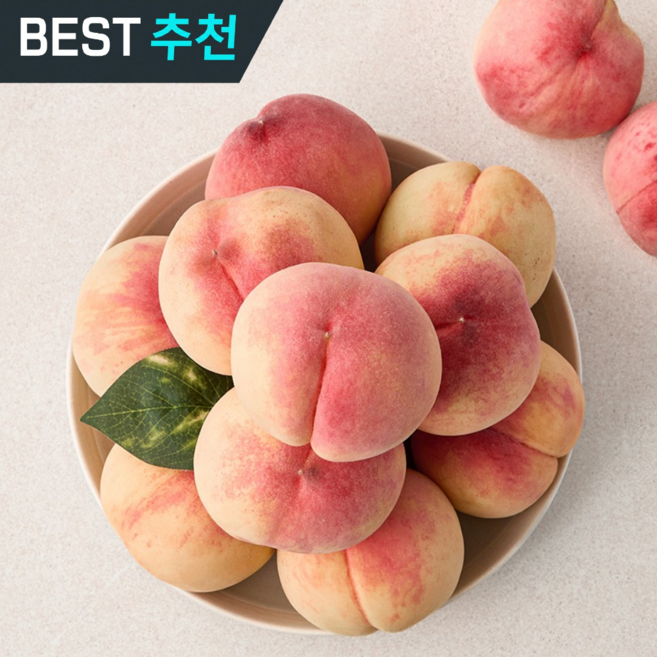 [프리미엄] 고당도 정품 딱딱이 복숭아, 1박스, 2kg (중과)