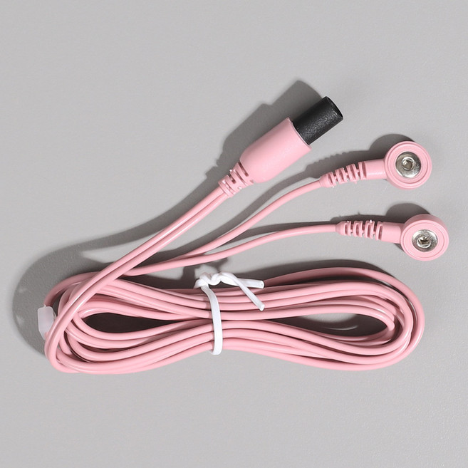 오므론 호환용 저주파 케이블 코드 연결선, 케이블(오므론호환/핑크), 1개