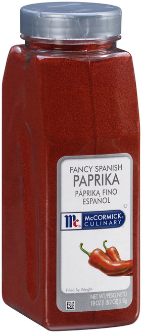 맥코믹 컬리너리 팬시 스페인 파프리카 510.3g - 레스 McCormick Culinary Fancy Spanish Paprika 18 oz - One 18 Ounce Con, 589.67g, 1개