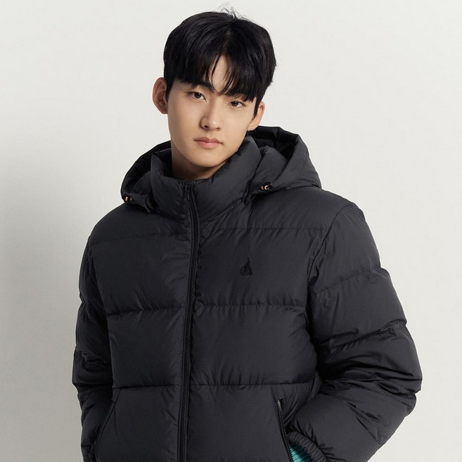 [백화점 정품] 빈폴 멘 클래식 푸퍼 다운 자켓 재킷 - 블랙 (BC5X38C225)
