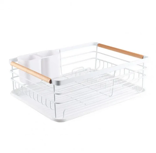 스토리지 랙 철 프레임 스토리지 랙 배수 트레이가있는 냄비 팬 스토리지 선반 강력한 베어링 용량 구성용