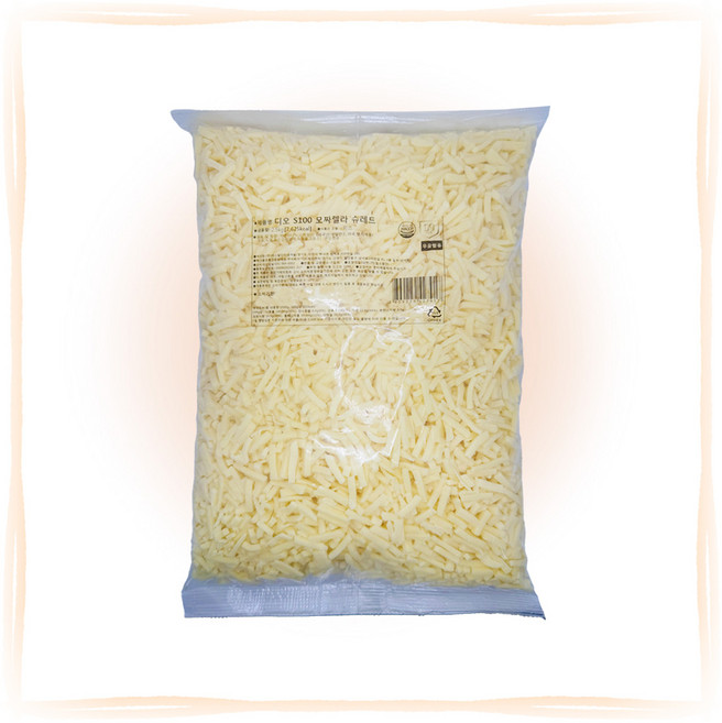 썬리취 디오 S100 모짜렐라 피자치즈 자연100 PA 2.5kg 냉장, 1개