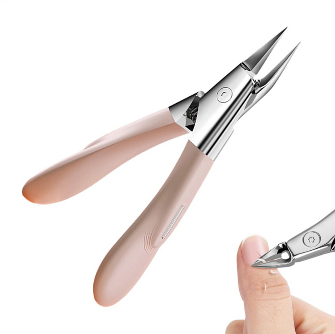 내성발톱 전용 3세대 네일니퍼 발톱깍기 큐티클 제거 네일케어 공구, 1개, 핑크