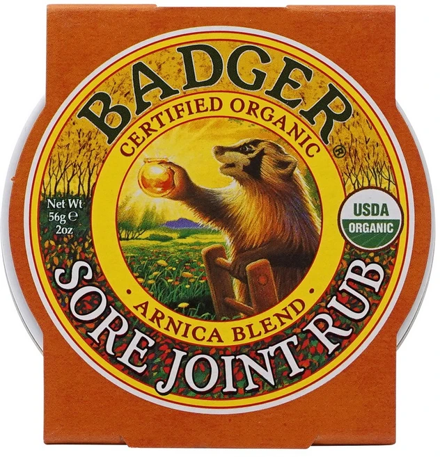 [Badger] 뱃져 소어 조인트 럽 아르니카 블렌드 56 g, 1개, 56g - 쿠팡