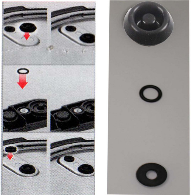 정품 휘슬러 블루포인트 압력솥 용 멤브레인 세트, 1개