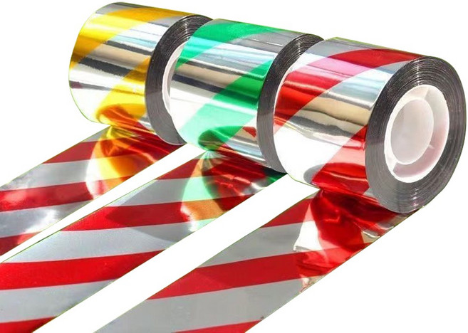 농작물보호 조류 퇴치용 반사 테이프 4.8x80m, 레드(레드), 1개