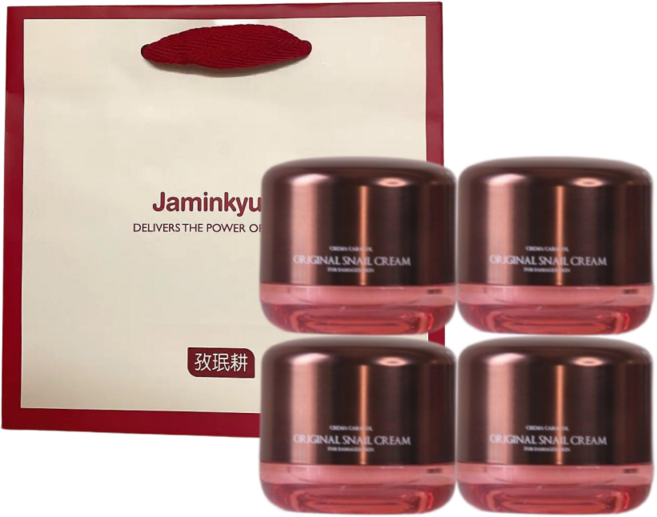자민경 크레마카라콜 오리지널 달팽이 크림 (쇼핑백증정), 50ml, 4개