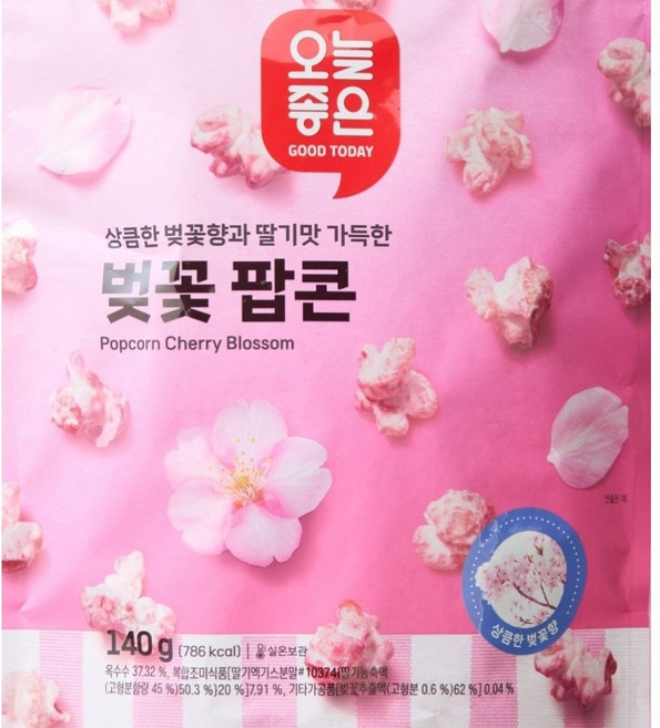 오늘좋은 벚꽃팝콘140x2개, 2개, 140g