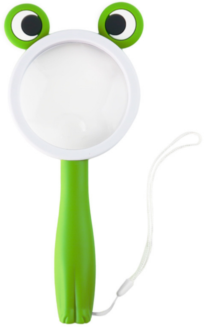 멜팅마켓 휴대용 손잡이형 돋보기, 그린, 1개