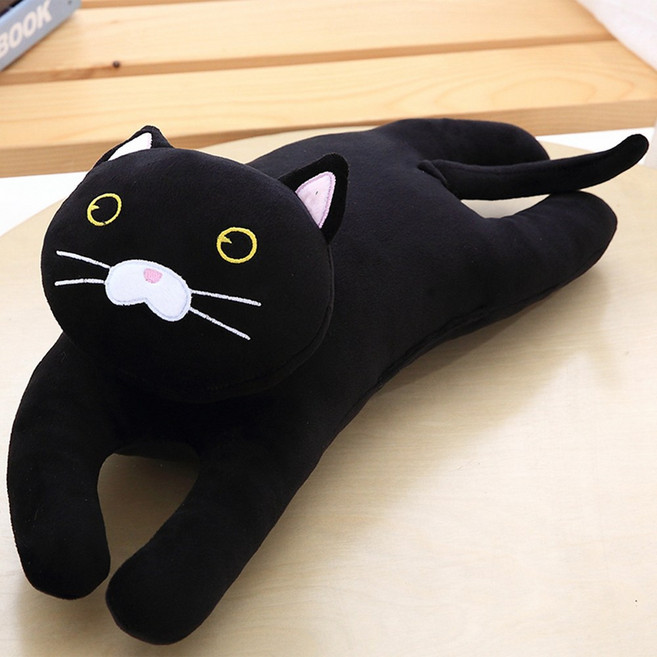 632말랑이 모찌고양이인형, 1개, 블랙고양이50cm, 12cm