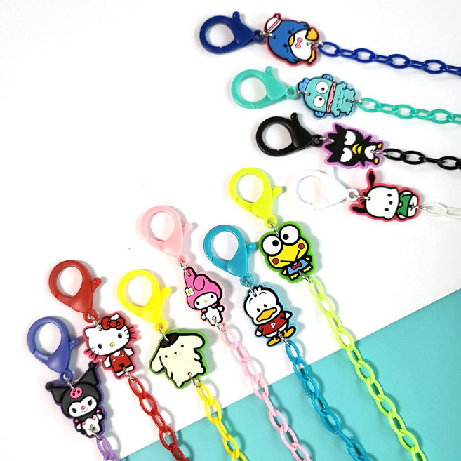 [KC인증] 산리오B 10종 마스크스트랩 마스크줄 개별포장