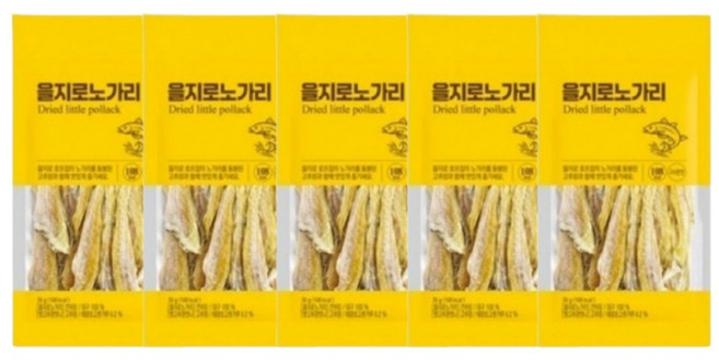 을지로노가리 (고추장포함), 5개, 35g