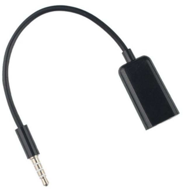 3.5mm 一分二音頻分接器 耳機 情侶線, 黑色, 1個