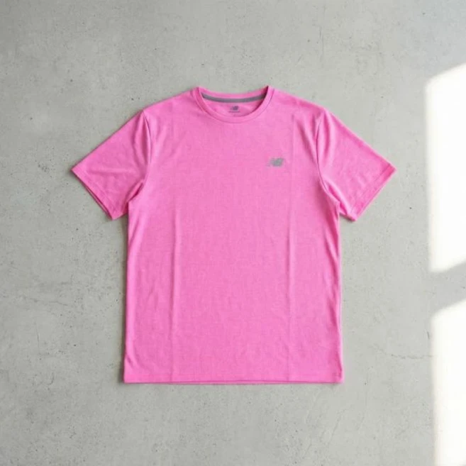 NBNEG26311 남녀공용 ATHLETIC 반팔티 PINK 25 - 쿠팡