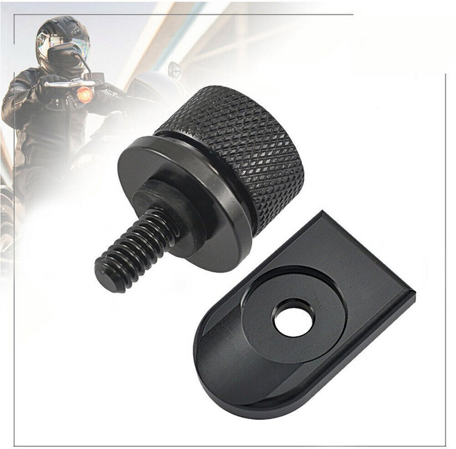 투어링 나사 BRACINGO 탭 스페이서 스포츠스터 핏 오토바이 다이나 소프 너트 볼트 뒷좌석 손잡이 패드 할리 키트 커버 CVO, Sc w Spacer Bla, 1개