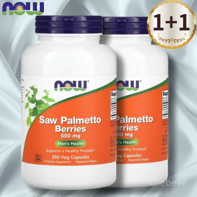 나우 소팔메토 베리 550mg 250캡슐 2병 쏘팔메토 쏘팔매토, 250정 - 쿠팡
