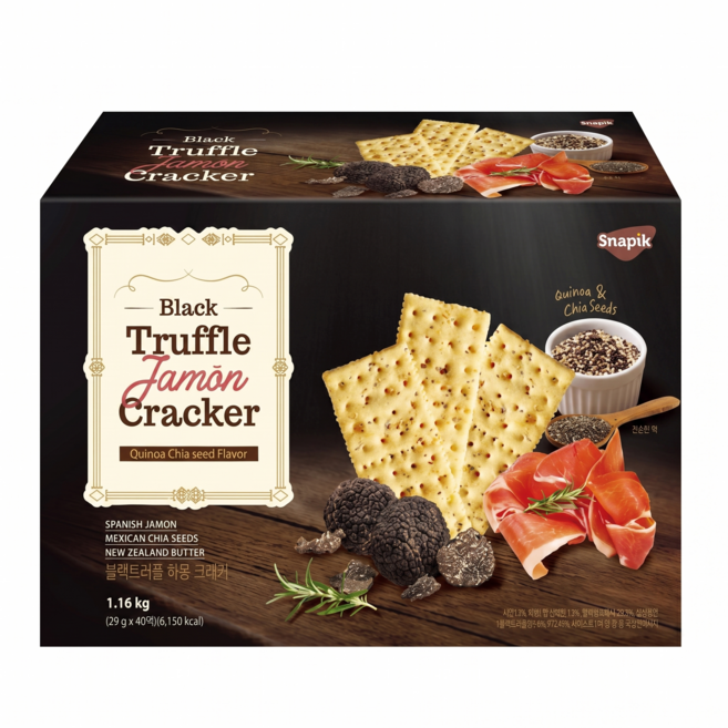 Snapik 트러플 크래커 1.16kg, 29g, 40개