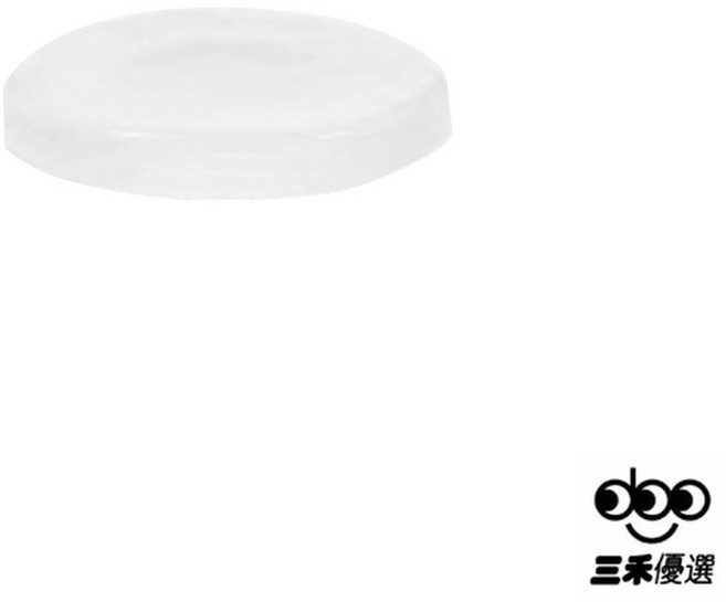 自黏矽膠防撞止滑貼, 1個, 扁圓形 12×2mm ×1顆