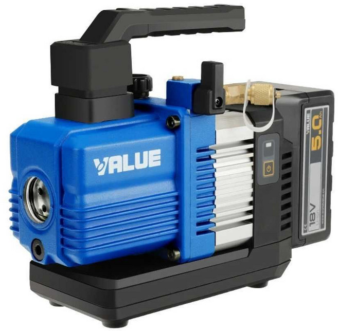 밸류 에어컨 진공펌프 VRP-2SLi 펌프 충전식 12cfm, FY1CN단일단 1리터 펌프 고출력
