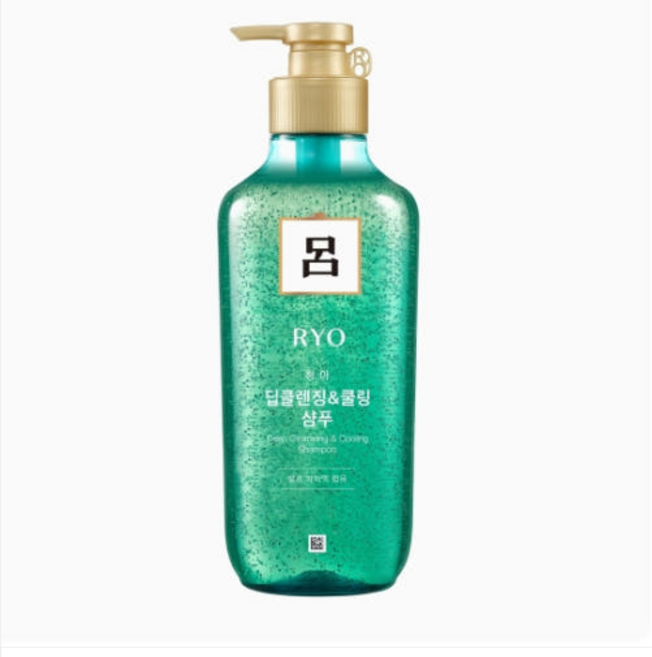 려 청아 딥클렌징 쿨링 샴푸, 550ml, 1개