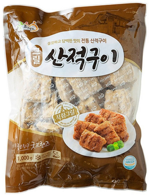 굿프랜즈 그릴 산적구이1kg, 4개, 1kg