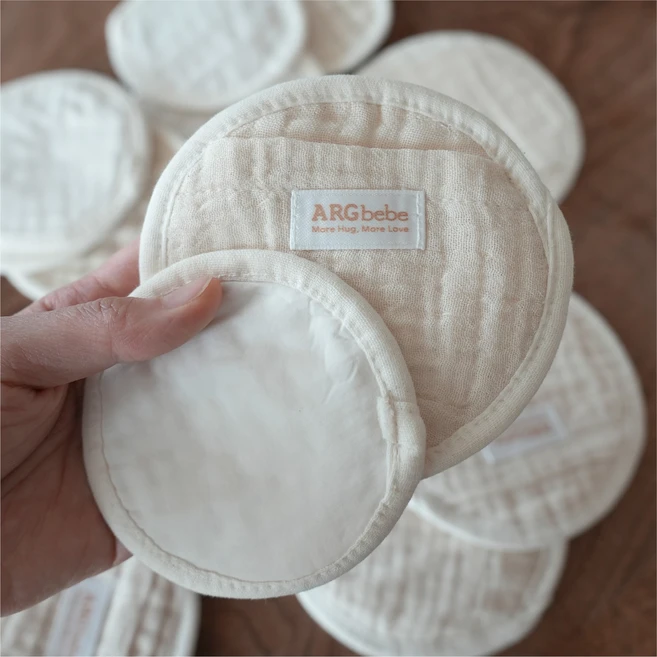 아그베베 순면 다회용 워셔블 모유 수유패드, 1개, 1개입 - 쿠팡