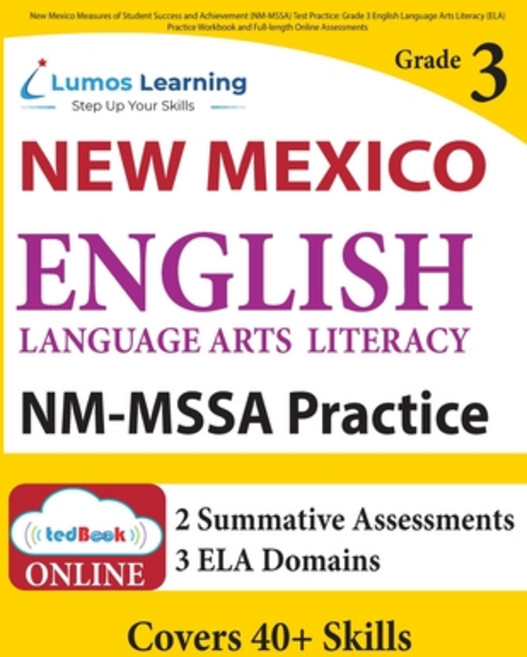 (영문도서) New Mexico Measures of Student Success and Achievement (NM-MSSA) Test Practice: New Mexico Te... Paperback, Lumos Information Services,..., English, 9781949855579