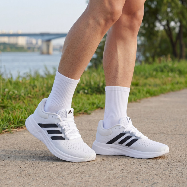 아디다스 남성 런닝화 운동화 트레드무브 헬스화 피트니스 신발 실내 러닝화 화이트블랙