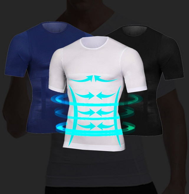 한수위 남자 보정나시 이너핏 여유증 압박복 여름 올인원 바디쉐이퍼 굿핏 보정속옷