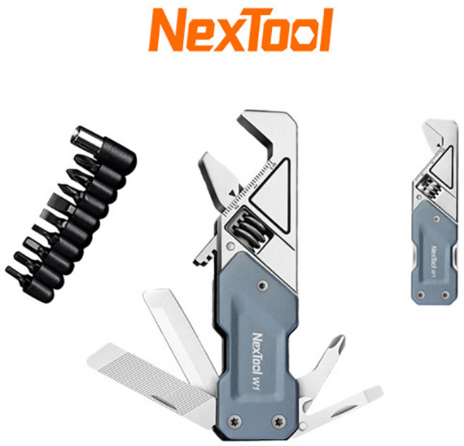 넥스툴 렌치 W NEXTOOL Light Wrench With Bit Kit [AS 가능 시리얼 넘버], 단품, 1개