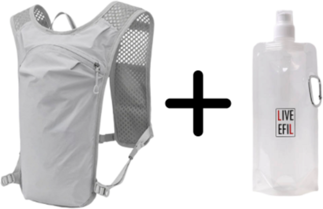[낭만스토어] 러닝 물병 조끼 세트