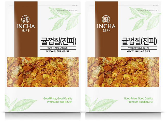 인차 국산 귤껍질 진피 귤피차 귤껍질차, 2개, 600g