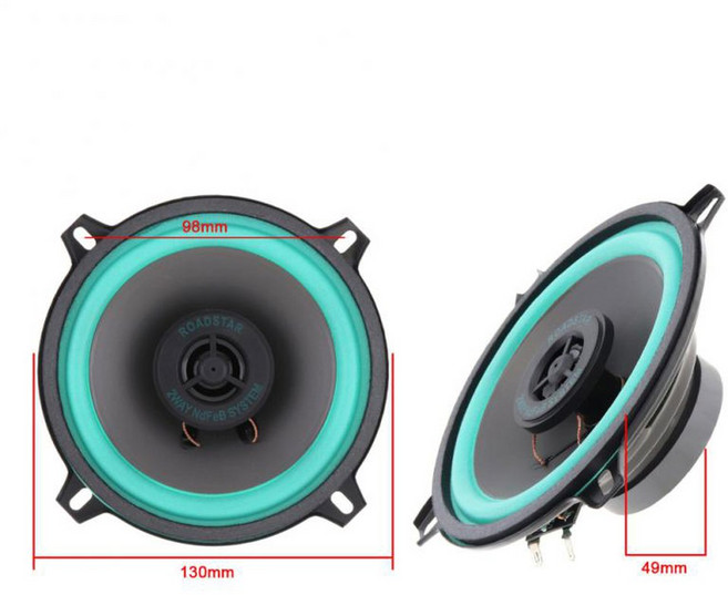 음악 범용 인치 100W 차량용 스피커 우퍼 오디오 스피커용 레인지 자동차 풀 스테레오 서브 4 자동